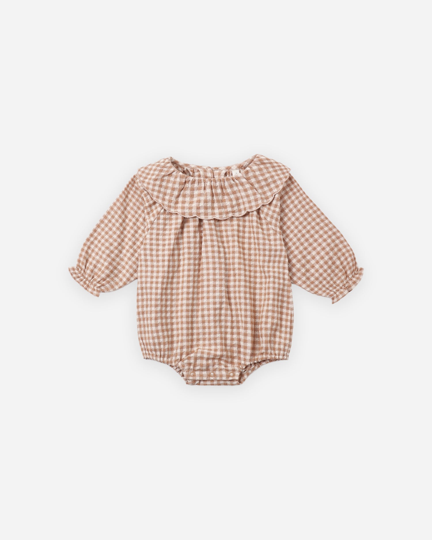 Colette Romper - Fawn Gingham