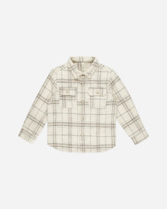 Collared Long Sleeve Shirt - Rustic Plaid