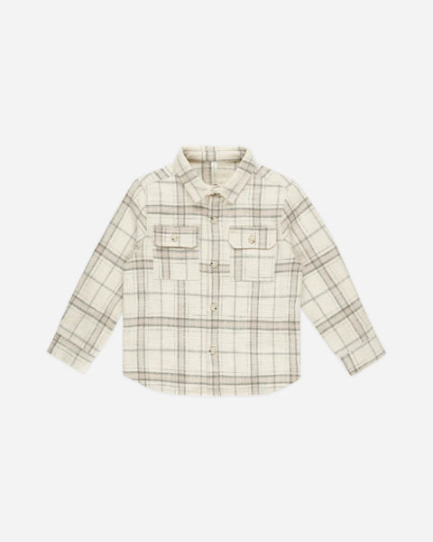 Collared Long Sleeve Shirt - Rustic Plaid