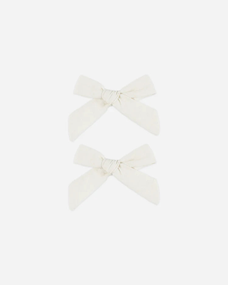 Bows Set of 2 - Ivory Linen