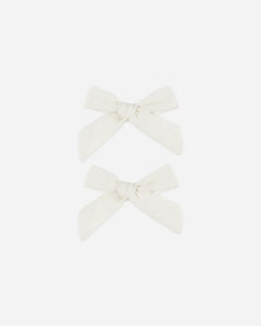 Bows Set of 2 - Ivory Linen