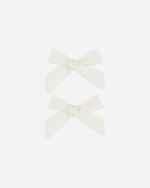 Bows Set of 2 - Ivory Linen