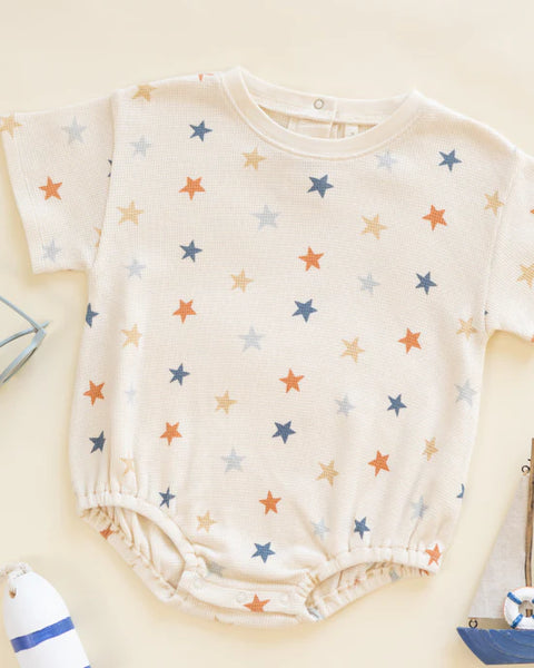 Relaxed Bubble Romper (Stars)