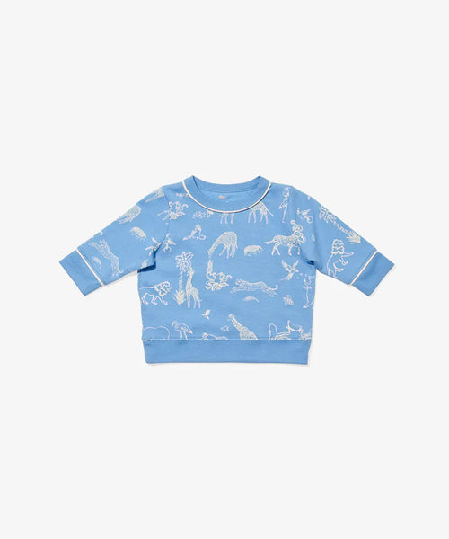 Ocean Animal Parade Baby Sweatshirt
