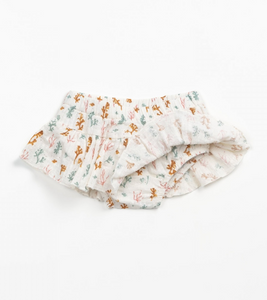 Skirted Ruffle Bloomers - Colorful Coral