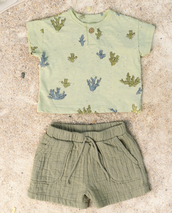 Woven Short - Olive