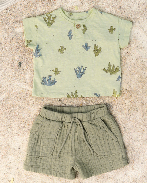 Woven Short - Olive