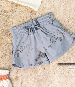 Organic Cotton Swim Shorts - Blue Prawns