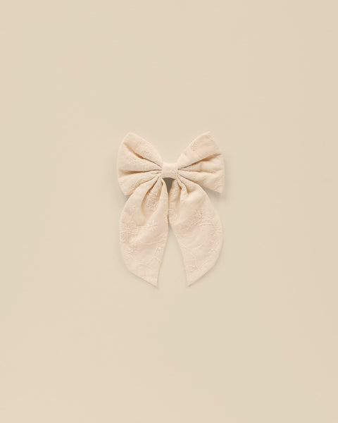 Oversized Bow - Natural