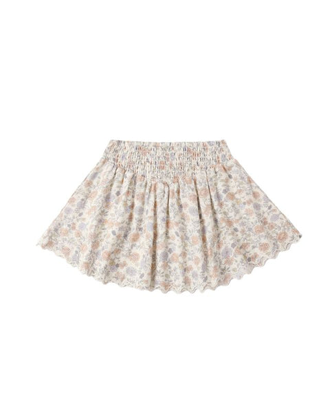 Hello Sunshine Cropped Cinch Tee/Smocked Mini Skirt