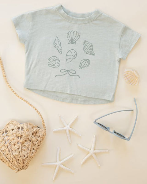Boxy Tee | Seashells