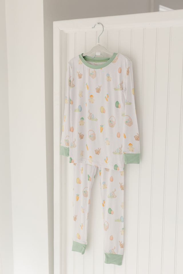 Bunny Tracks Pajama Set