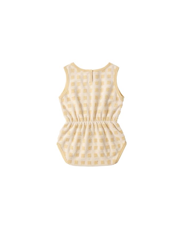 Cinch Playsuit | Butterscotch Grid