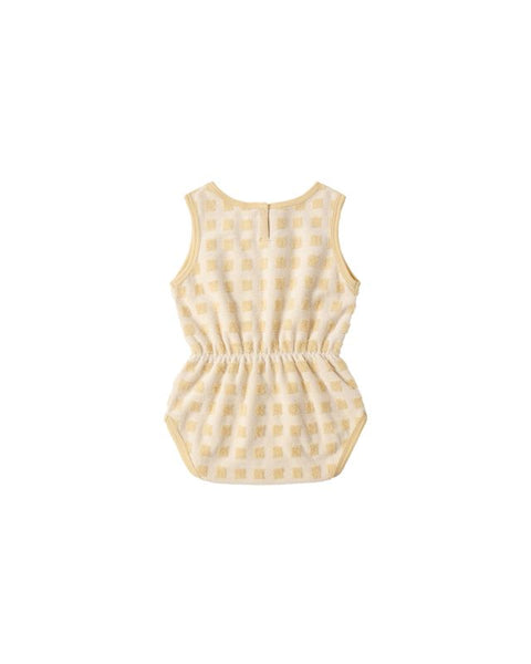 Cinch Playsuit | Butterscotch Grid