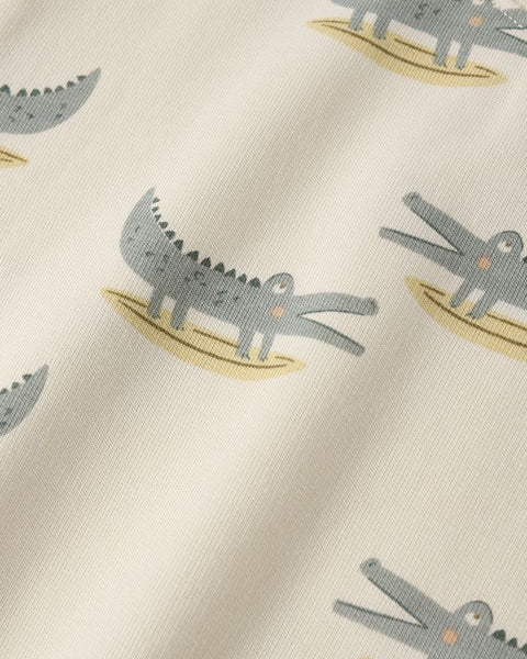 Relaxed Bubble Romper Alligators