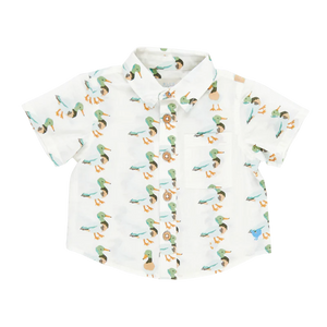 Baby Boys Jack Shirt - Mallard Friends