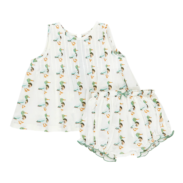 Baby Girls Jaipur 2 Piece Set - Mallard Friends