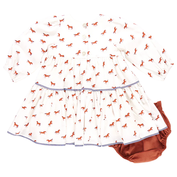 Baby Girls Julia Dress Set - Tiny Horses