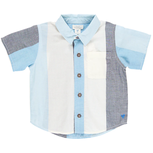 Boys Jack Shirt - Ocean Stripe