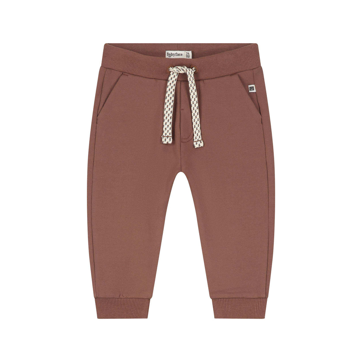 Baby Boys Wide-Fit Sweatpants - Chocolate