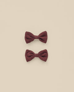 Little Bow Clips - Fig