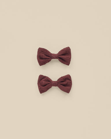 Little Bow Clips - Fig