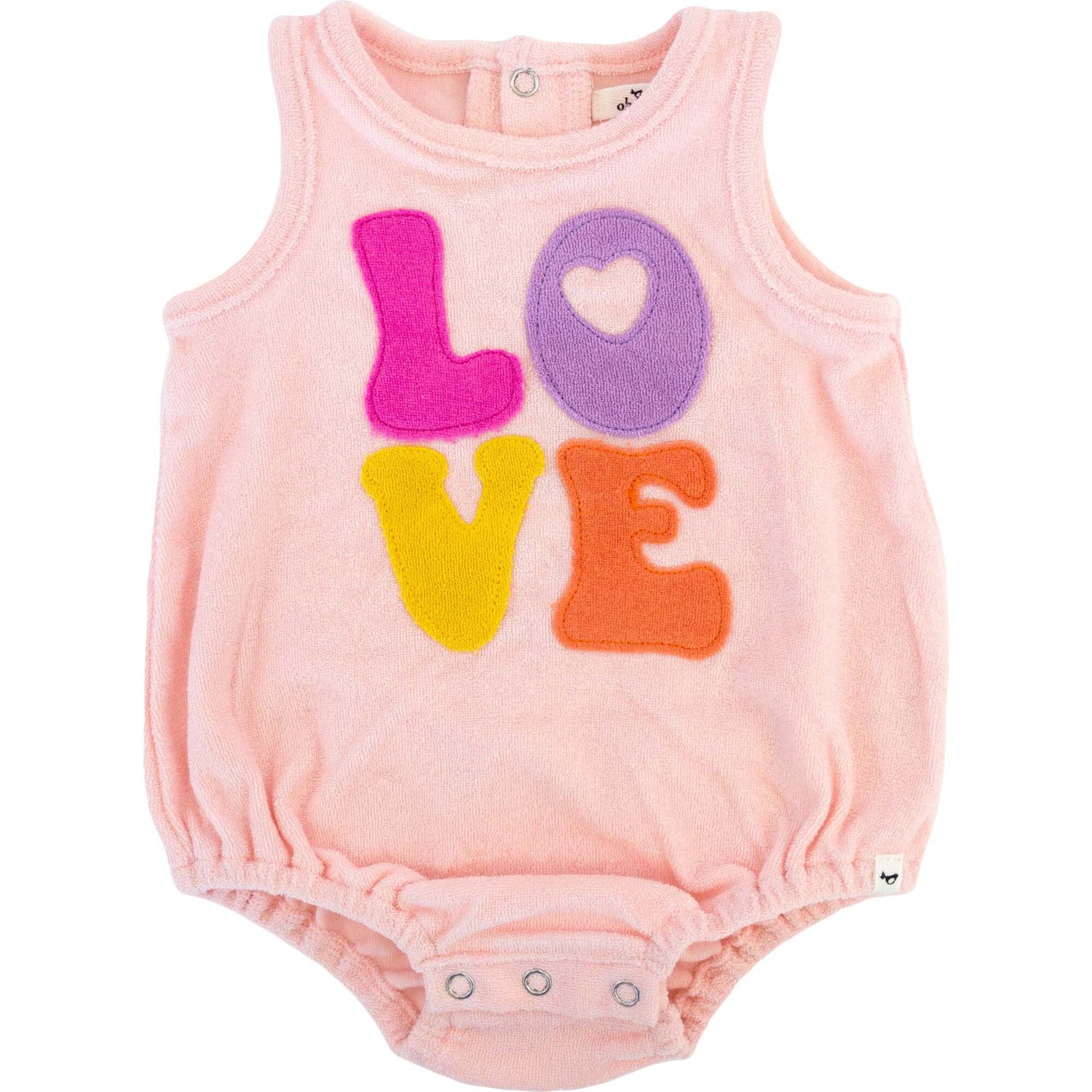 Terry Romper - Pink Love