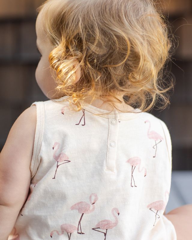 Bubble Onesie | Flamingo