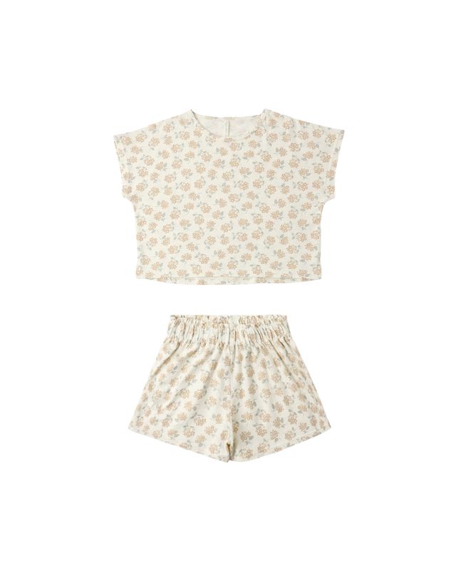 Raegan Set | Yellow Ditsy