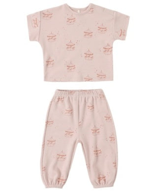 Jersey Tee + Pant Set (Carousel)