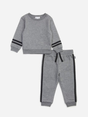 Infant Charcoal Sweatshirt Set