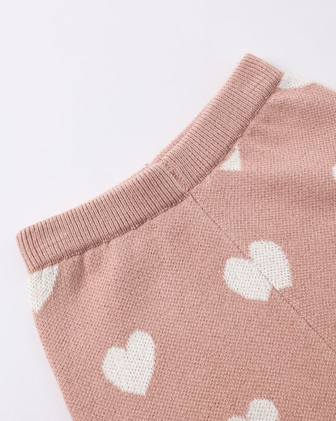 Heart Knit Set (Pink)