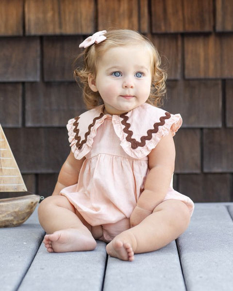 Cove Romper | Blush