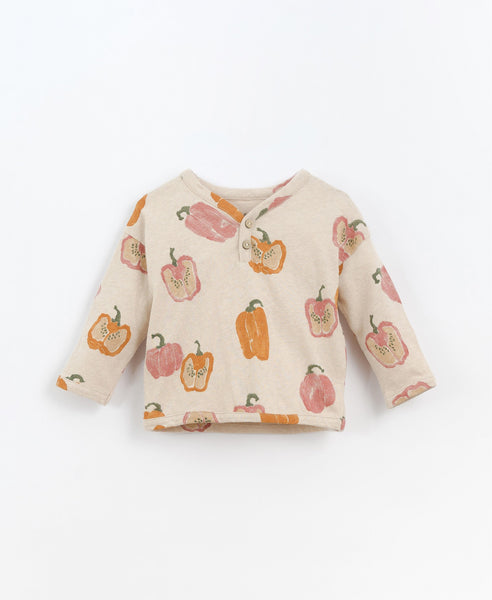 Baby Bell Peppers Henley *LAST ONE - 9m*
