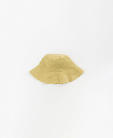 Lime Linen Hat