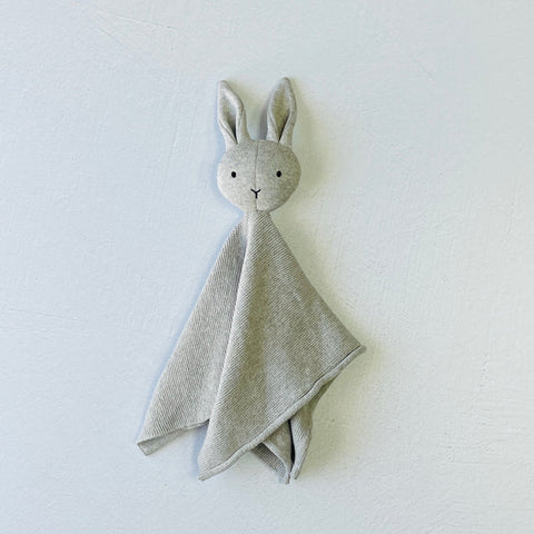 Knit Bunny Lovey - Heather Grey