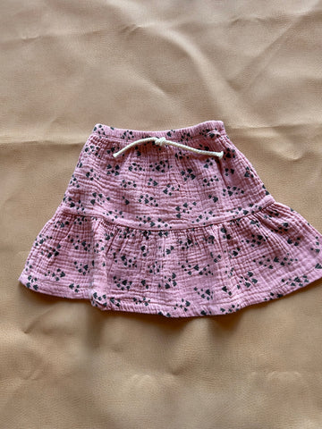Fishies Midi Skirt - Pink *LAST ONE - SIZE 18-24m*