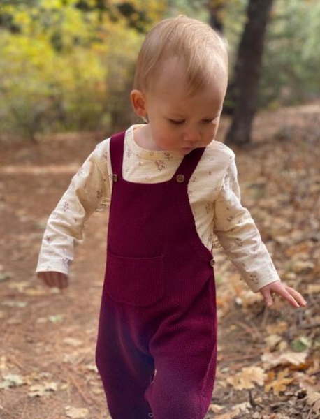 Perran Overall - Burgundy Knit