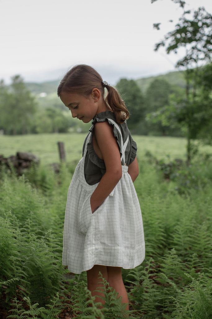 Soor ploom Enola Pinafore Meadow Print - スカート