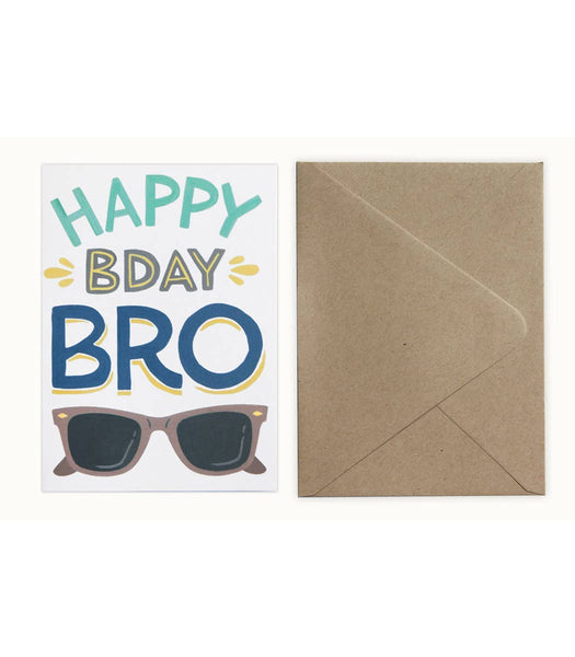 Happy BDay Bro - Birthday Card