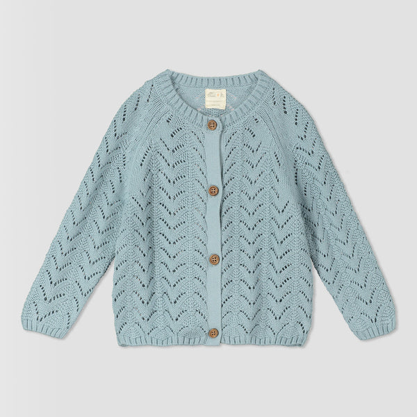 Talwyn Sweater - Dusty Blue Knit