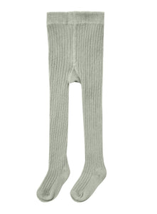 Solid Ribbed Tights - Agave *LAST ONE - SIZE 0-6m*