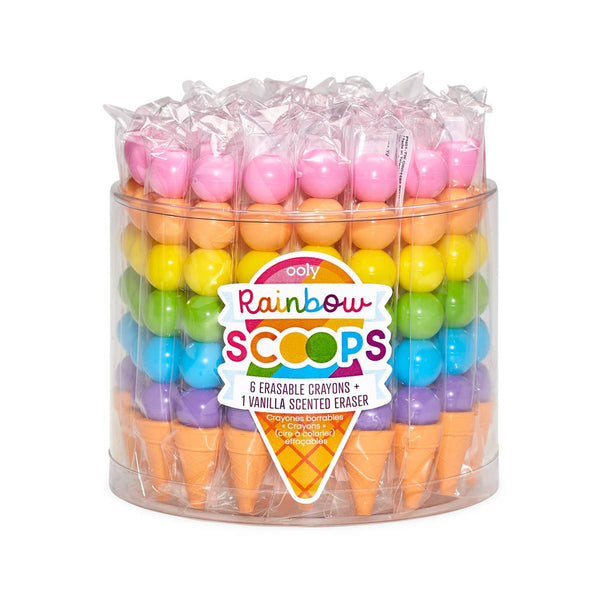 Rainbow Scoops - Erasable Crayons
